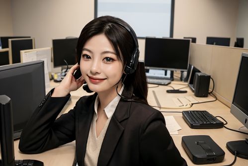 專業(yè)客戶服務(wù)中的女性客服 鏡頭下的專業(yè)與溫度